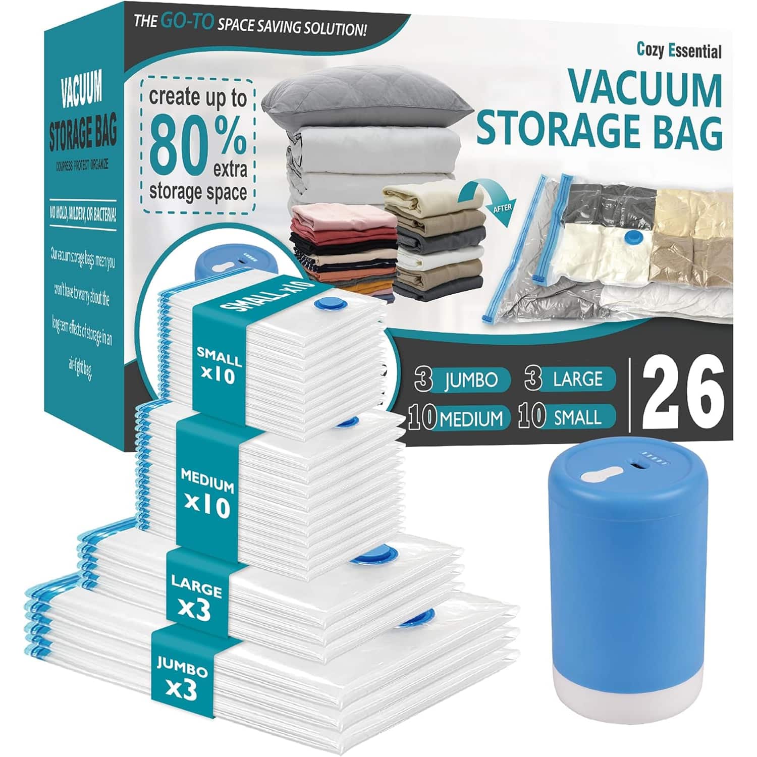 Best 5 Travel Vacuum Storage Bags of 2026: Maximize Your Luggage Space ...